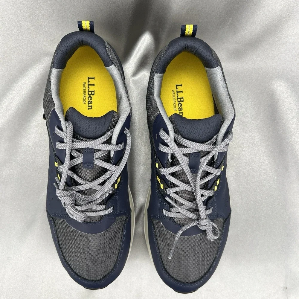 L.L. Bean Men's Tek 2 Waterproof Hiking Shoes‎ Navy Blue Size 10 Walking Outdoor